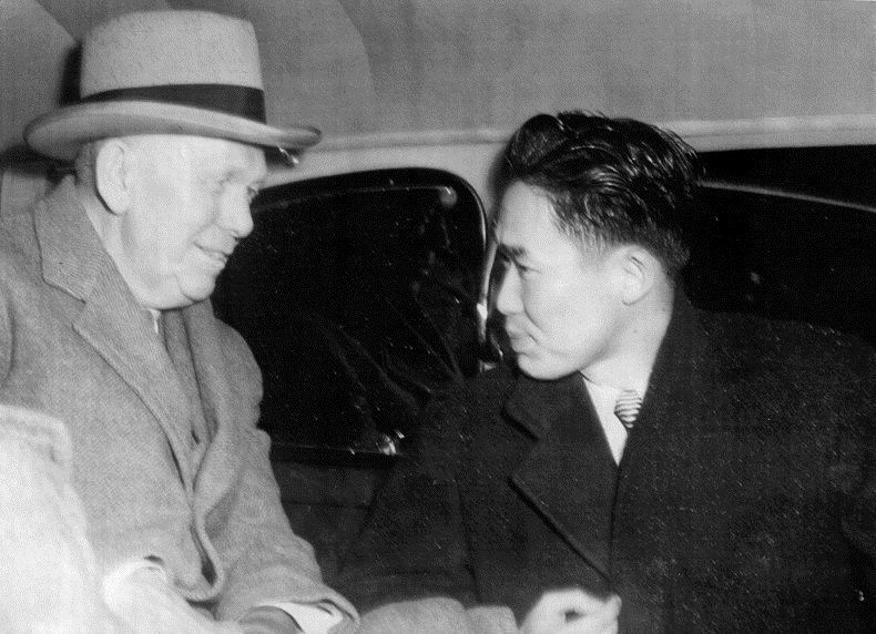 General George C. Marshall and Richard C. Wing